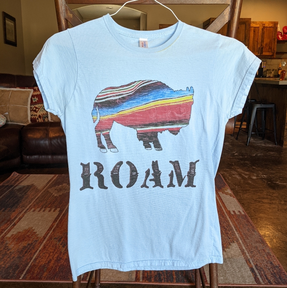 "Roam" Buffalo Graphic Tee
